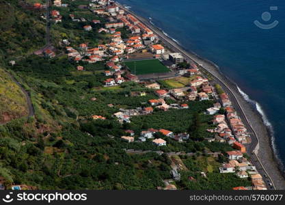 town of Paul do Mar in Madeira island, Portugal