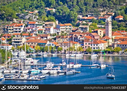 Town of Skradin on Krka river, Dalmatia, Croatia