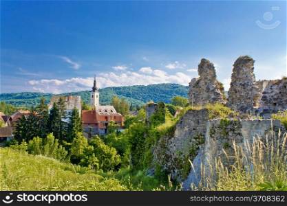 Town of Slunj church and fortress, Croatia