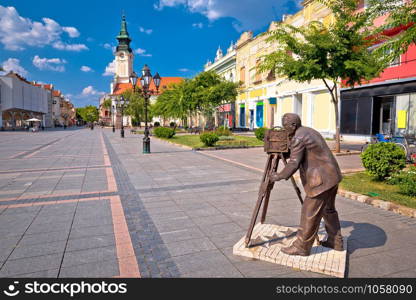 Town of Sombor square and architecture view, Vojvodina region of Serbia