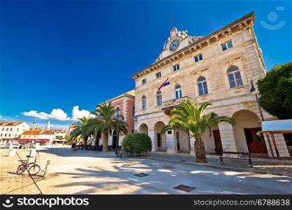 Town of Stari Grad waterfront architecture, island of Hvar, Croatia