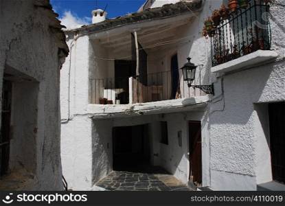 Townhouse with balcony in Alpujarras, Granada, Andalusia, Spain