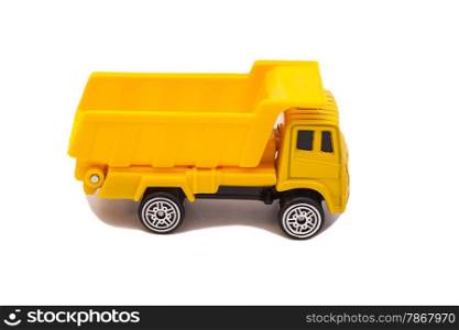 toy car the truck isolated on a white background