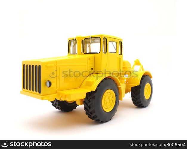 toy grader on a white background