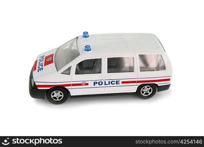 Toy police van