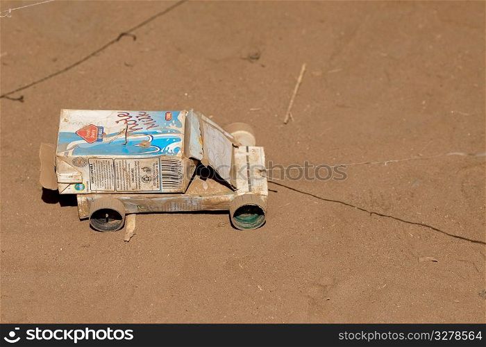 Toy truck in Kenya