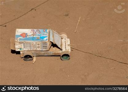 Toy truck in Kenya