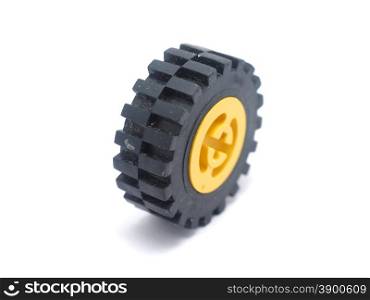 toy wheel on a white background