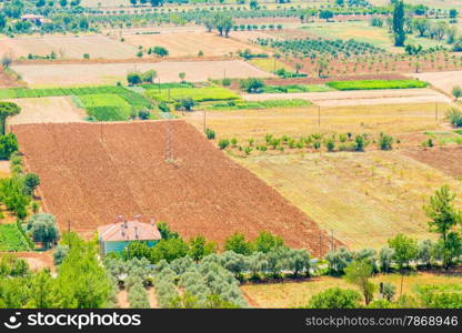 tracts of land under agriculture in the southern country