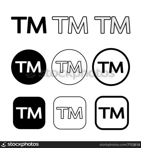 Trade Mark icon symbol sign