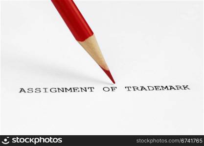 Trademark assignment