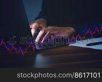 Trader investor are investment in stock market forex and stock exchange