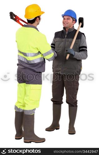 Tradesmen forming a partnership