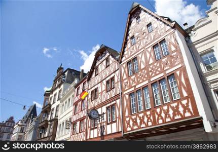 Tradiontal houses at Hauptmarkt, Trier Germany