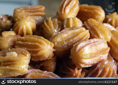 Traditional arabic pastry in Cairo, Egypt