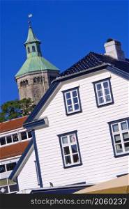 Traditional Architecture, Old Town, Stavanger, Norway, Scandinavia, Europe