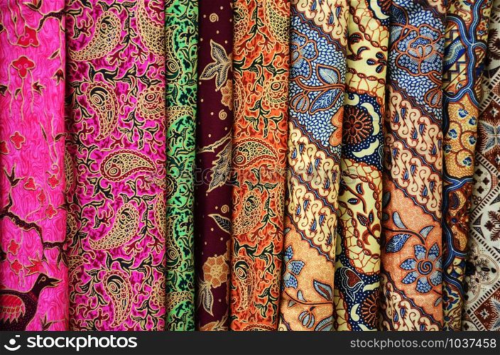 Traditional batik fabric which usually made from cotton or silk in Bali