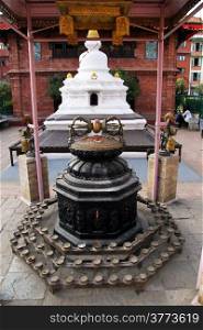 Traditional buddhist shrine in Patan, Nepal