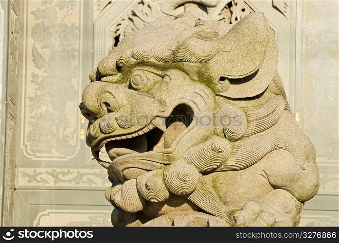 Traditional Chinese stone lion, It?s no copyright issue.