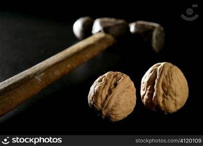 Traditional classic walnut hammer