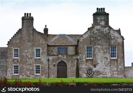Traditional English mansion in Scotland, Shuterland, approximative 200 years old