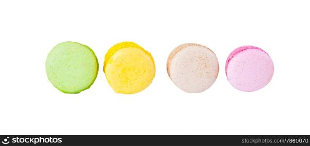 traditional french colorful macaron