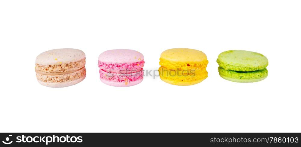 traditional french colorful macaron