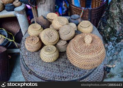 Traditional handmade drums somewhere in Mai Chau, Viet nam