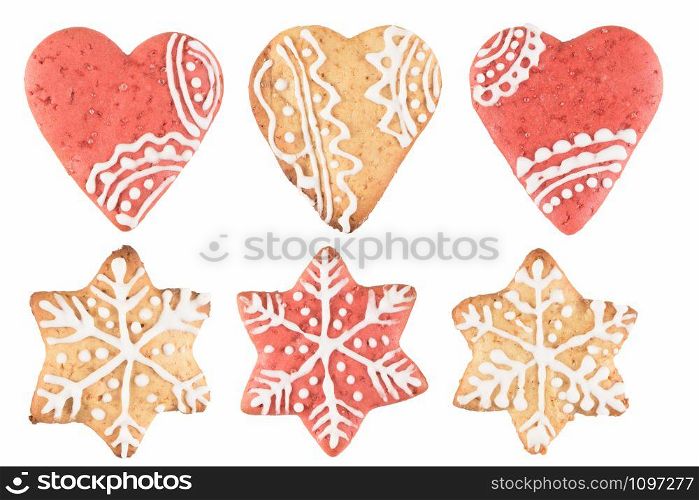 Traditional home made Christmas cookie ginger breads