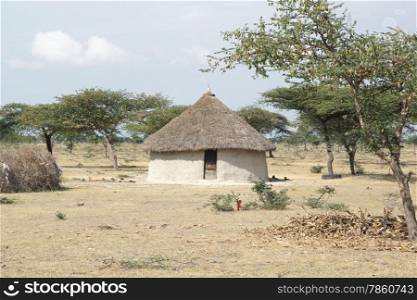 Traditional houses, Graet Rift Valley, Ethiopia, Africa