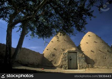 traditional Houses in the Village of Sarouj near Hama in Syria in the middle east. MIDDLE EAST SYRIA HAMA SAROUJ HOUSE