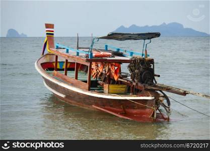 traditional long tail boat, Andaman Sea, Thailand