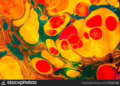 Traditional marbling artwork patterns as colorful abstract background