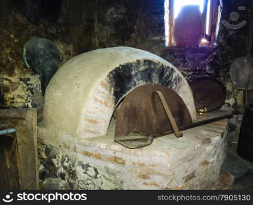 Traditional old oven of stone age, Greece
