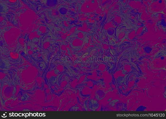 Traditional Ottoman Turkish abstract marbling art patterns as background