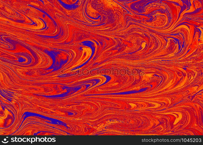 Traditional Ottoman Turkish abstract marbling art patterns as background