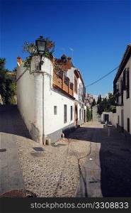 traditional Spanish house, Granada, Spain