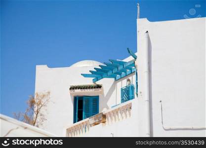 Traditional Tunisian windows in Djerba