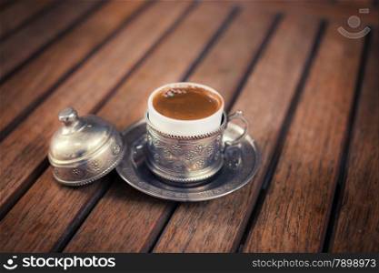 Traditional turkish coffee