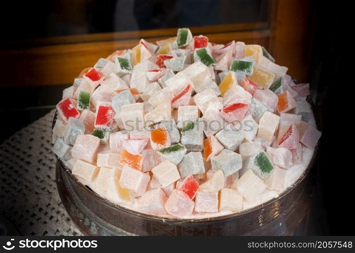 Traditional Turkish Delight, Sugar coated soft candy