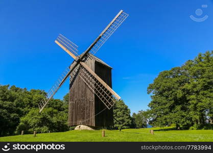 Traditional windmill, Rocca al Mare, close to city of Tallinn in Estonia.