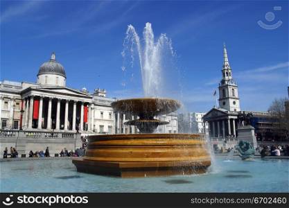 Trafalgar Square, London, Britain.