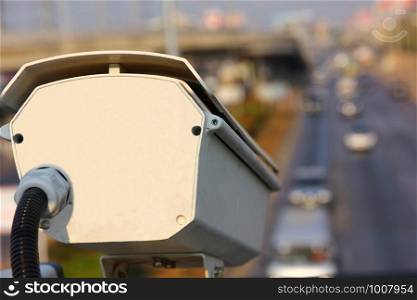 traffic cctv is working transfer imformation to traffic control on highway