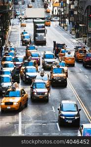 Traffic congestion, New York City, USA