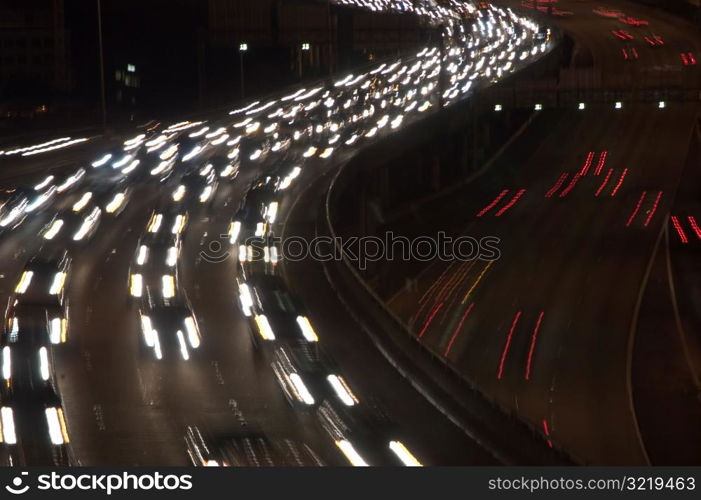 Traffic on a Busy Street