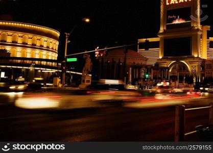 Traffic on a street, Las Vegas, Nevada, USA