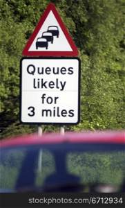 traffic sign queues likely