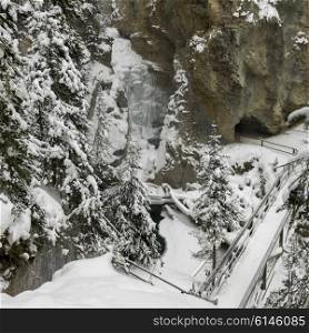 Trail at Johnston Canyon, Banff National Park, Alberta, Canada
