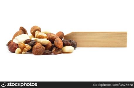 Trail mix at plate