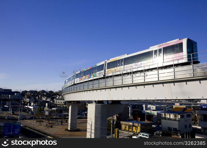 train on a railway line